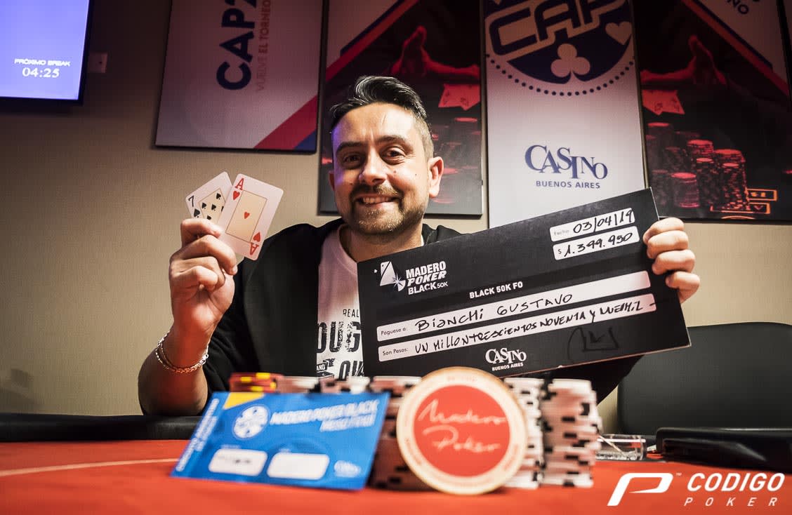 ¡Campeón! Bianchi se cargó el Super High Roller 50K