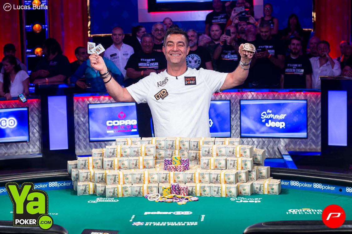 Hossein Ensan es el nuevo campeón del Main Event de la WSOP