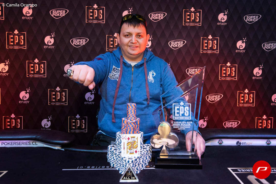 Rodrigo Delgado se consagró en el EPS Elite High Roller