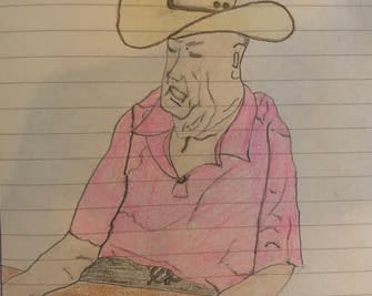 Artista faz sucesso como &#8216;retratista tosco&#8217; dos astros do poker