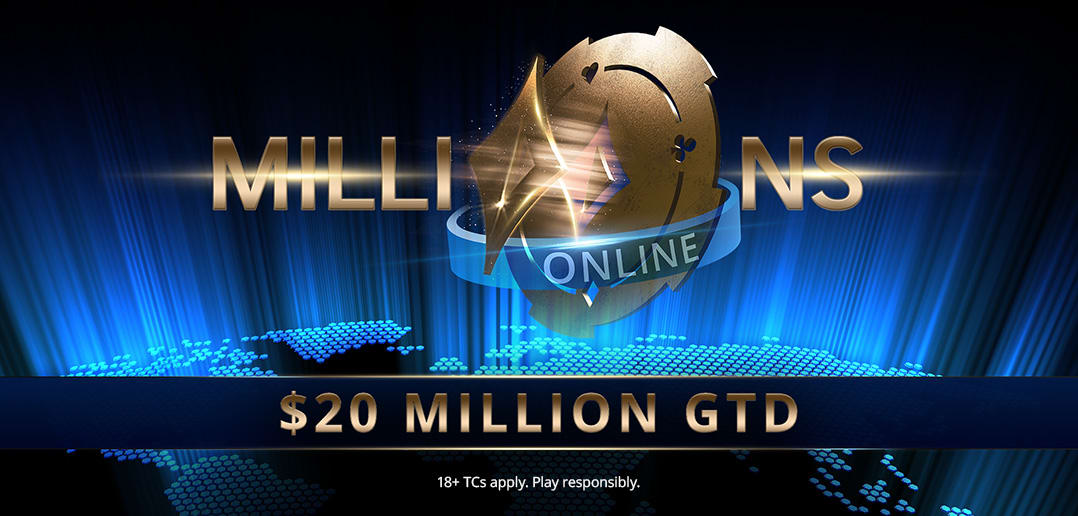 US$20M GTD y grandes novedades: ¡vuelve el MILLIONS Online!