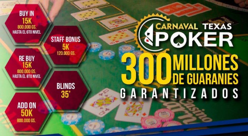 Desde hoy, Encarnación vive un Carnaval de poker
