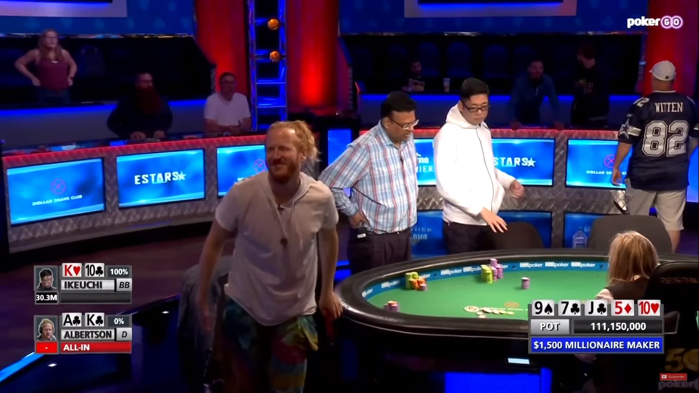 [VIDEO] Un increíble riverazo de US$800k en la WSOP