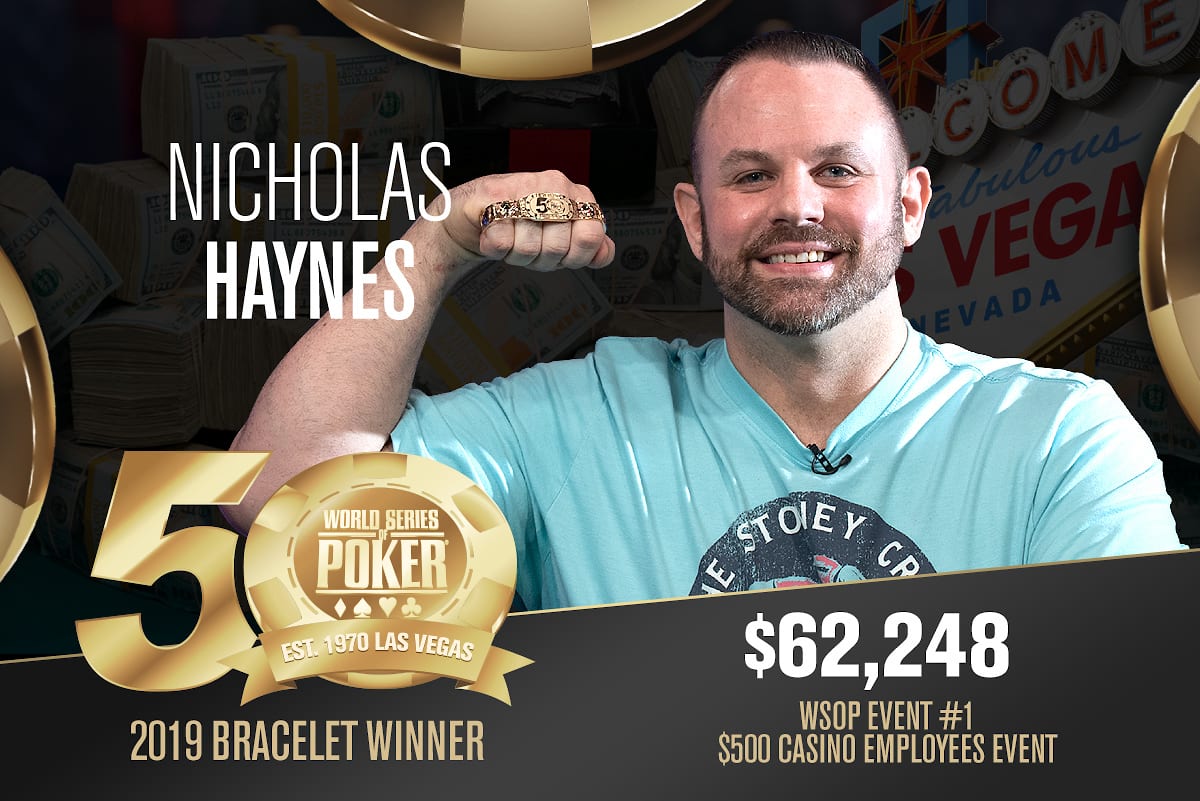 Se fue el segundo brazalete en las WSOP 2019
