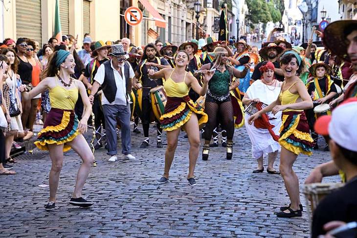 Matadores: bailaron el candombe del Río de la Plata
