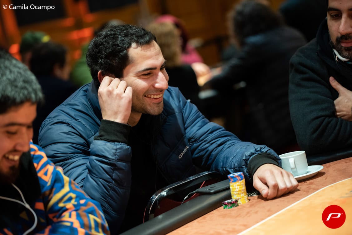 De partypoker al Día 2 del Main Event del EPS Santiago