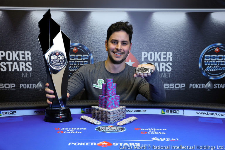 Santana calentó el Main Event del BSOP Winter Millions
