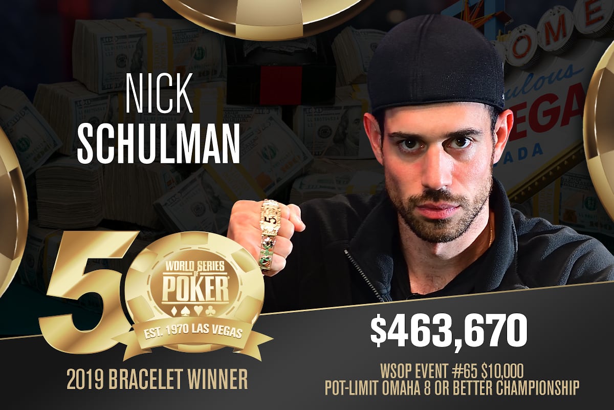 Otro brazalete de la WSOP para Nick Schulman