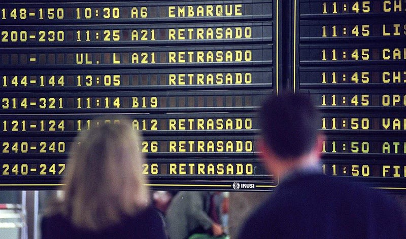 Un avión retrasado lo hace ganar miles de euros