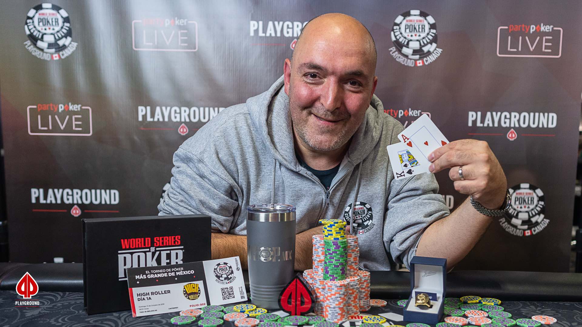 El campeón de Canadá estará en la WSOP México