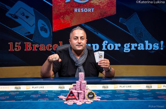 Siamak Tooran ya puede presumir un brazalete de la WSOPE