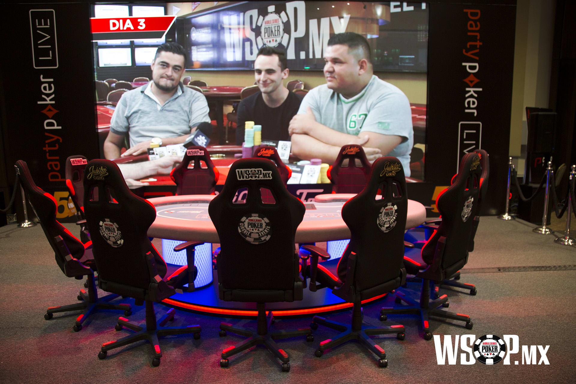 Así es la mesa final de la WSOP México