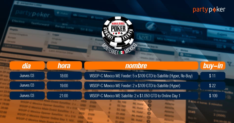 WSOP México: dos nuevos clasificados; hoy sigue la acción