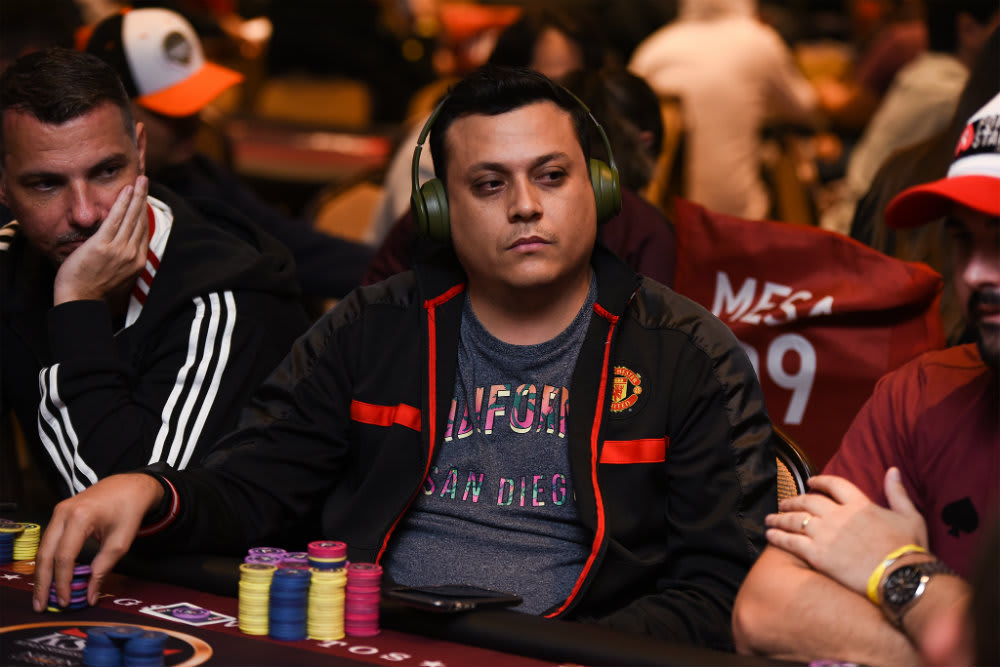 Borrego lidera el Día 2 del Main Event en la KSOP
