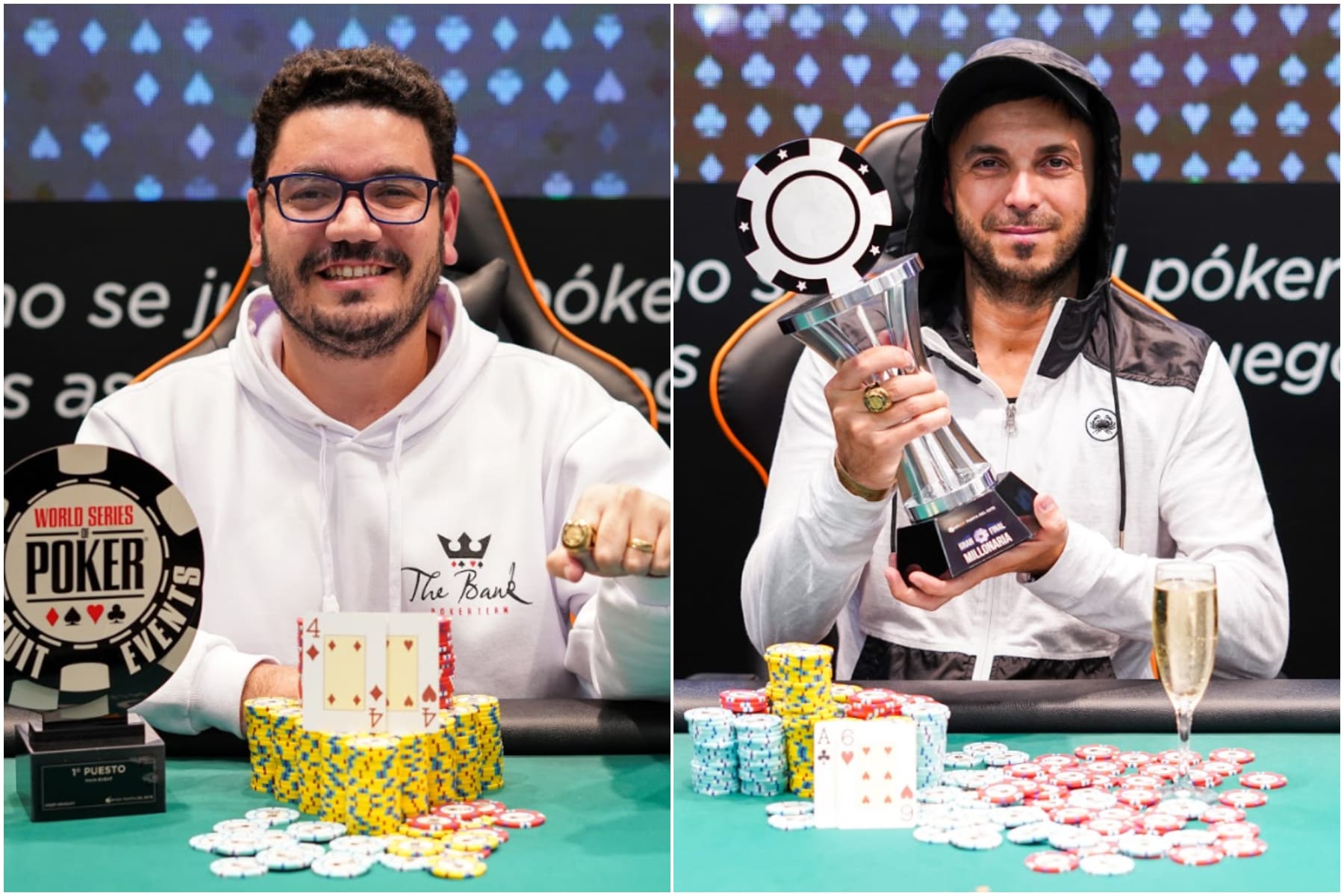 Todos los campeones que dejó la WSOP Uruguay