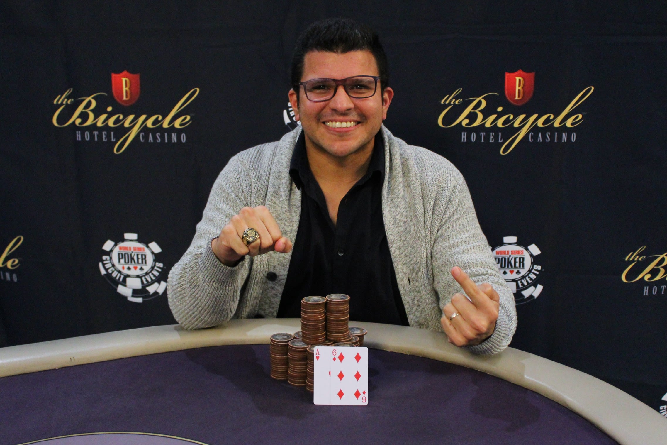 Yepez ganó su primer anillo de la WSOP en Los Ángeles