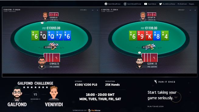 Galfond comenzó el desafío con US$72K en negativo