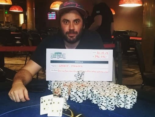Manuel Gerace ganó el Godzilla DeepStack
