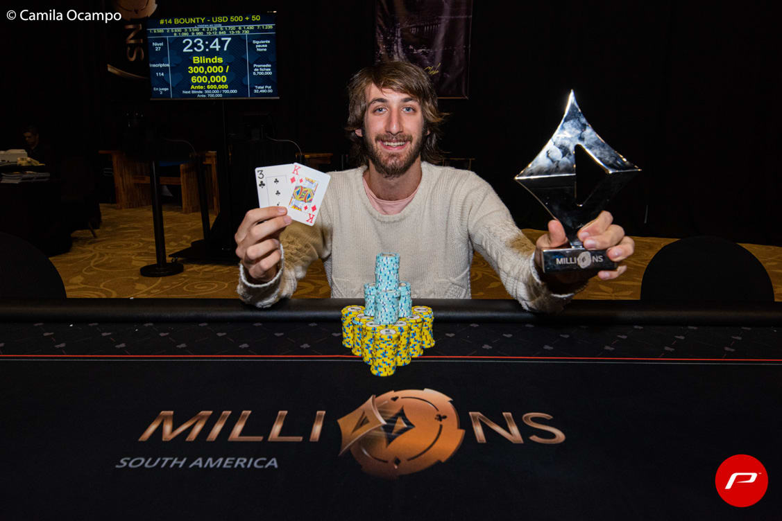 Komaromi cerró con un título el MILLIONS South America
