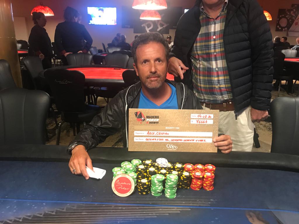Cristian Arce es el hombre nocaut de Madero Poker