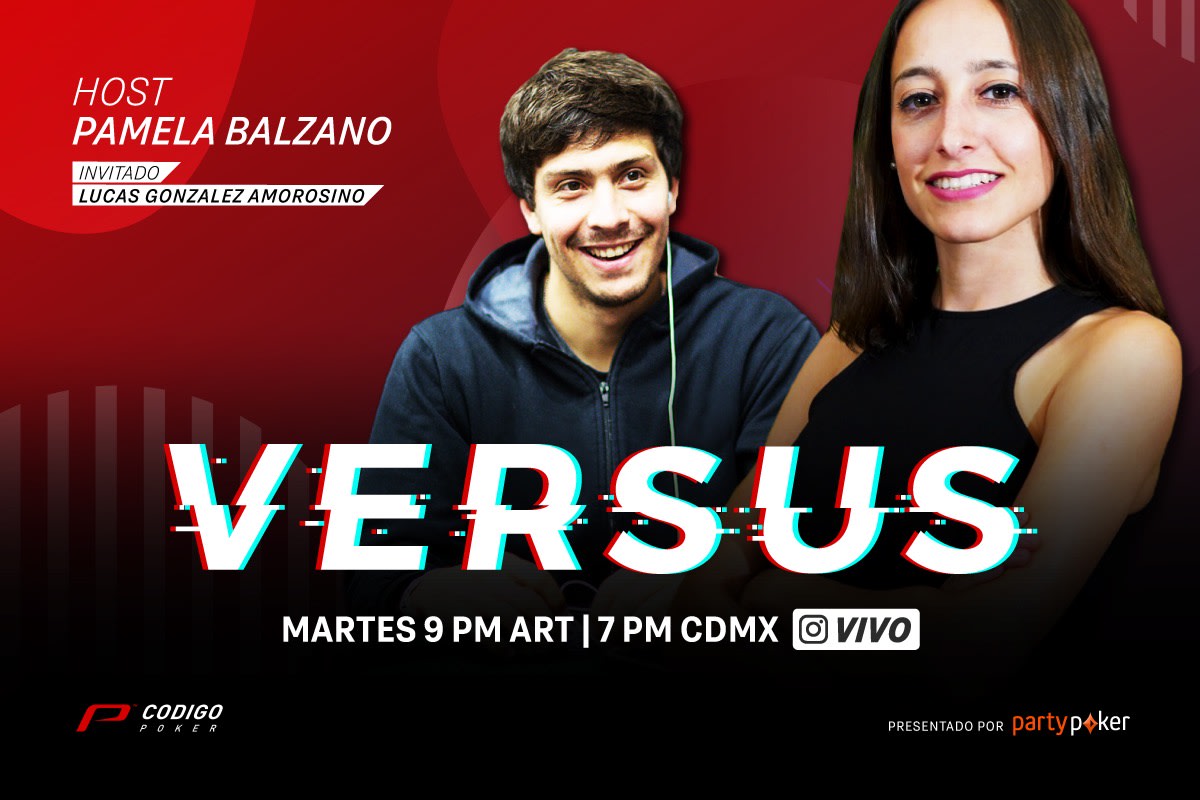 #Versus: González Amorosino llega al show de CodigoPoker