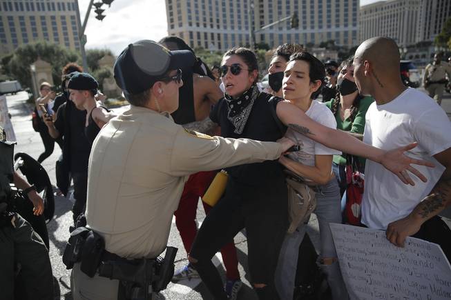 Las Vegas, sacudida por las marchas contra el racismo