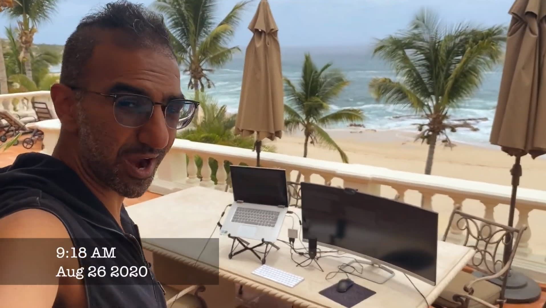 [VIDEO] La espectacular vista de la «oficina» de Faraz Jaka