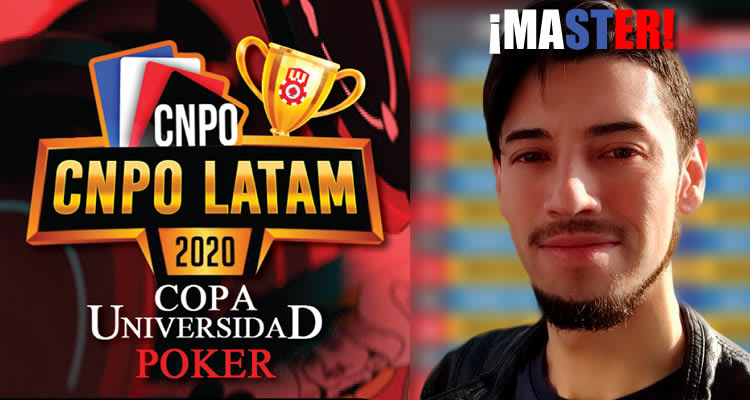 Elio Montuschi ganó la Copa Universidad de Poker 2020