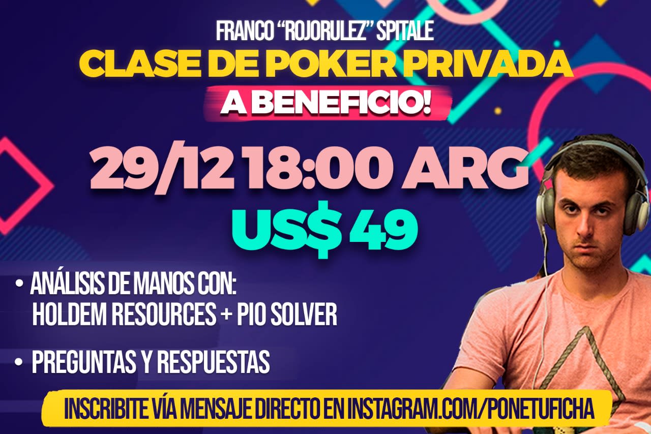 Aprende y ayuda: una clase privada a beneficio con Spitale