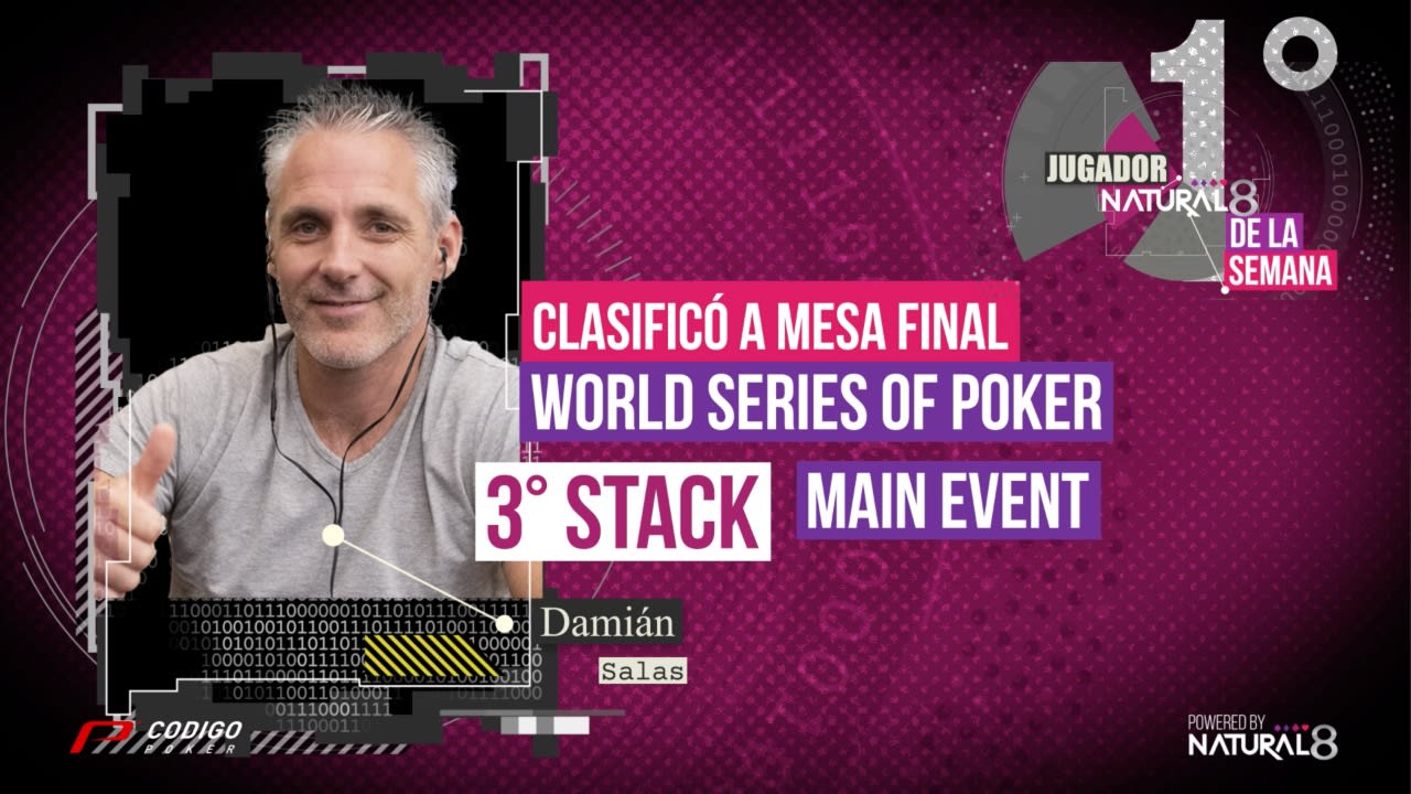 Damián Salas es el Jugador de la Semana Natural8