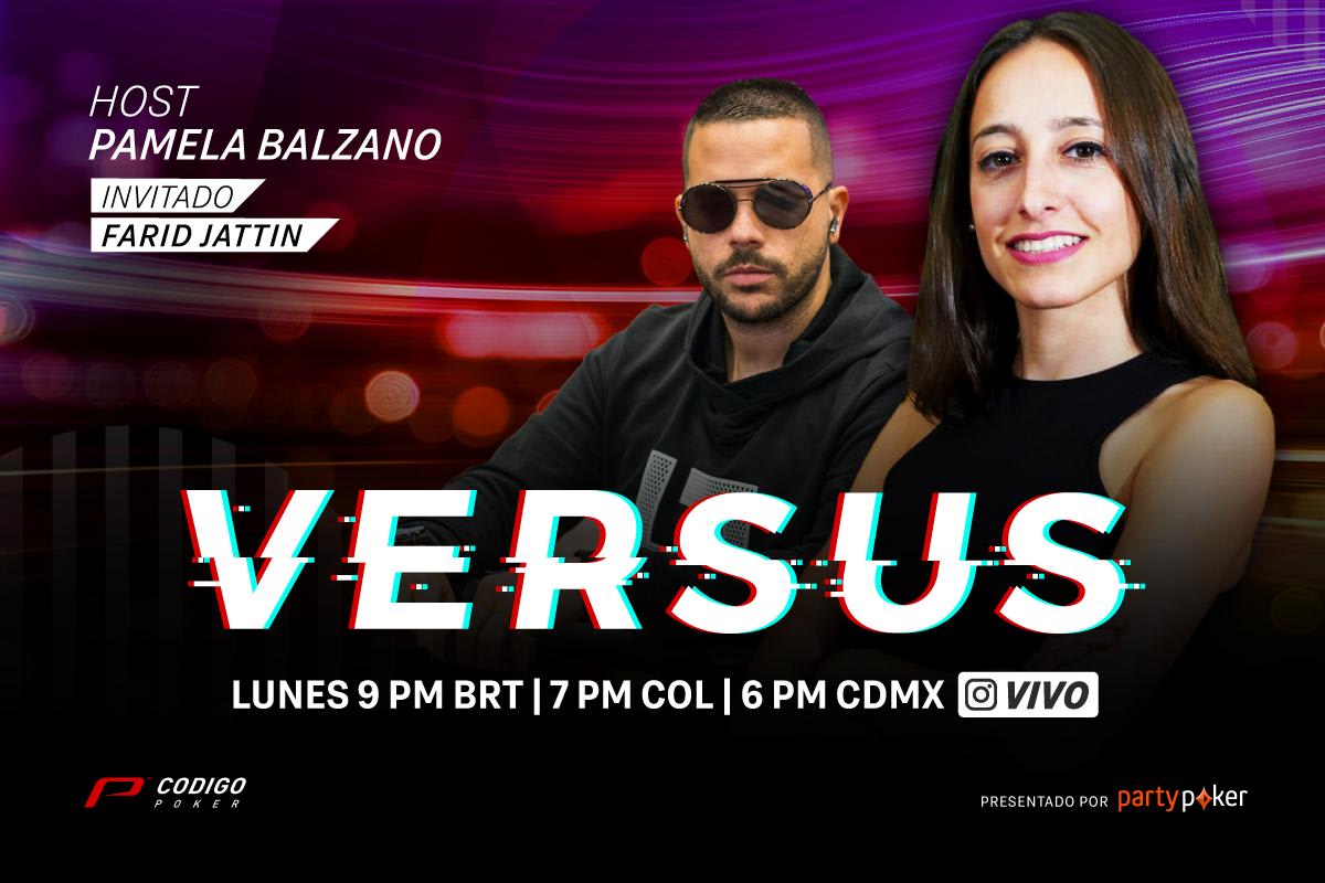 #Versus: Farid Jattin llega hoy al show de CodigoPoker