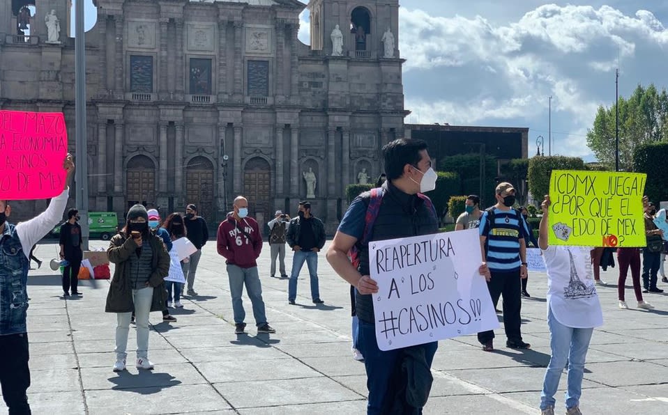 México: manifestaciones a favor de reapertura de casinos
