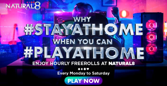 #StayHome: un freeroll por hora llega a Natural8