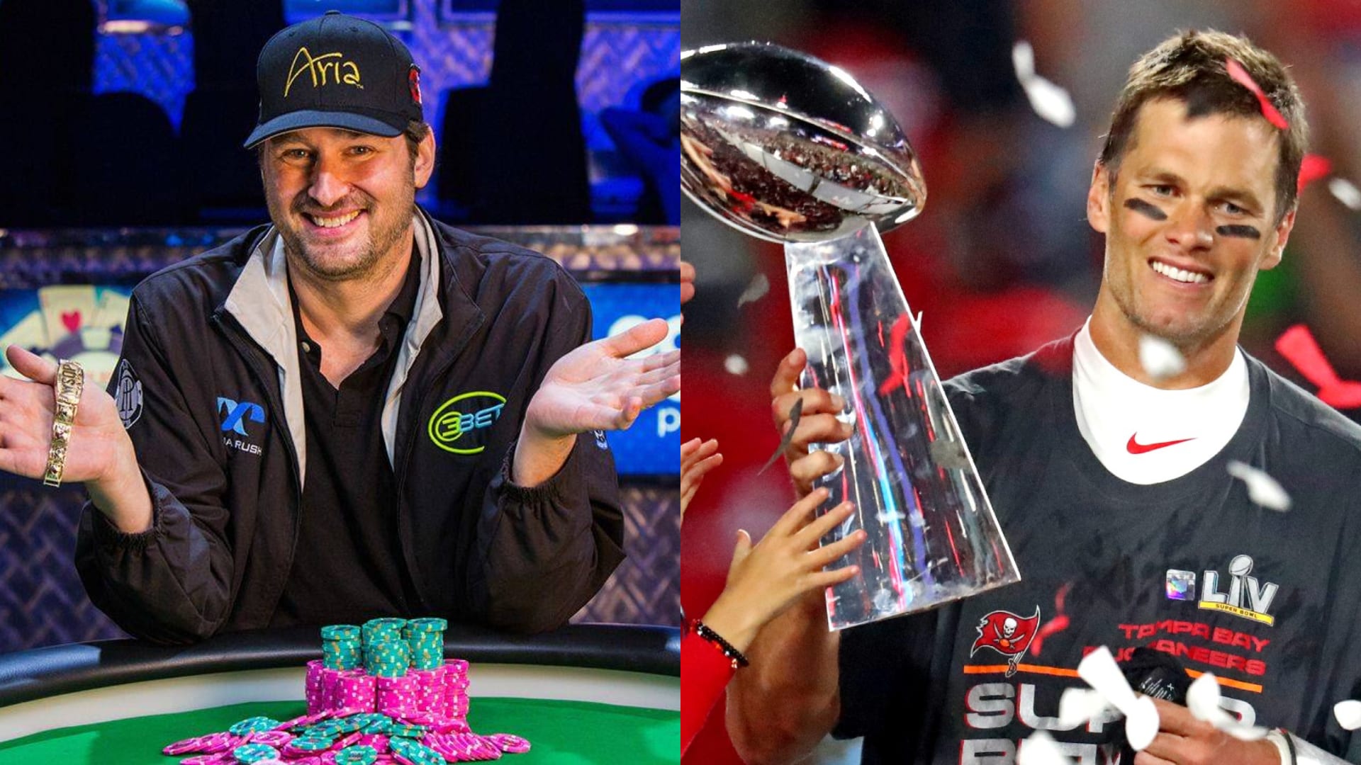 Hellmuth y Brady, leyendas con estadísticas similares