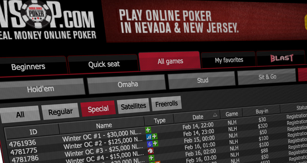 WSOP ratifica su alianza online hasta 2026