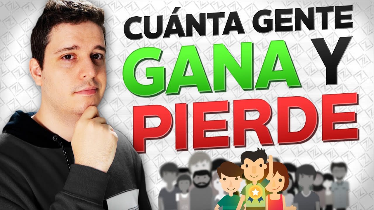 ¿Qué porcentaje de jugadores gana en el poker?