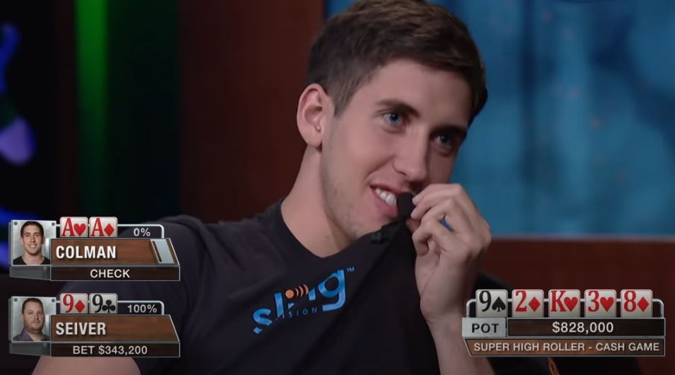 [VIDEO] Dan Colman foldeó ases en un pozo gigante