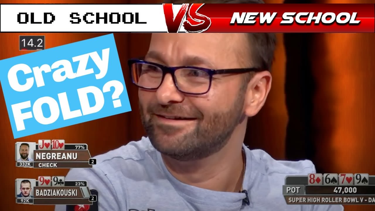 Negreanu analizó un gran fold según la vieja y nueva escuela