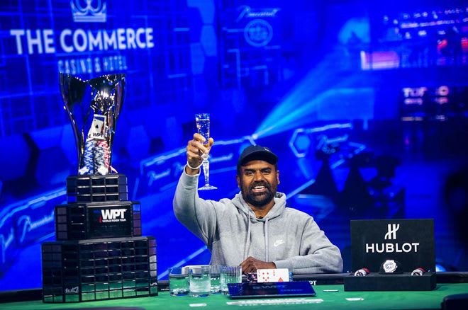 Patur alzó la copa de campeón en el WPT L.A Classic