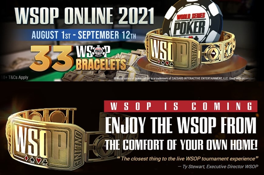 ¡La WSOP Online dará 33 brazaletes en GGPoker!