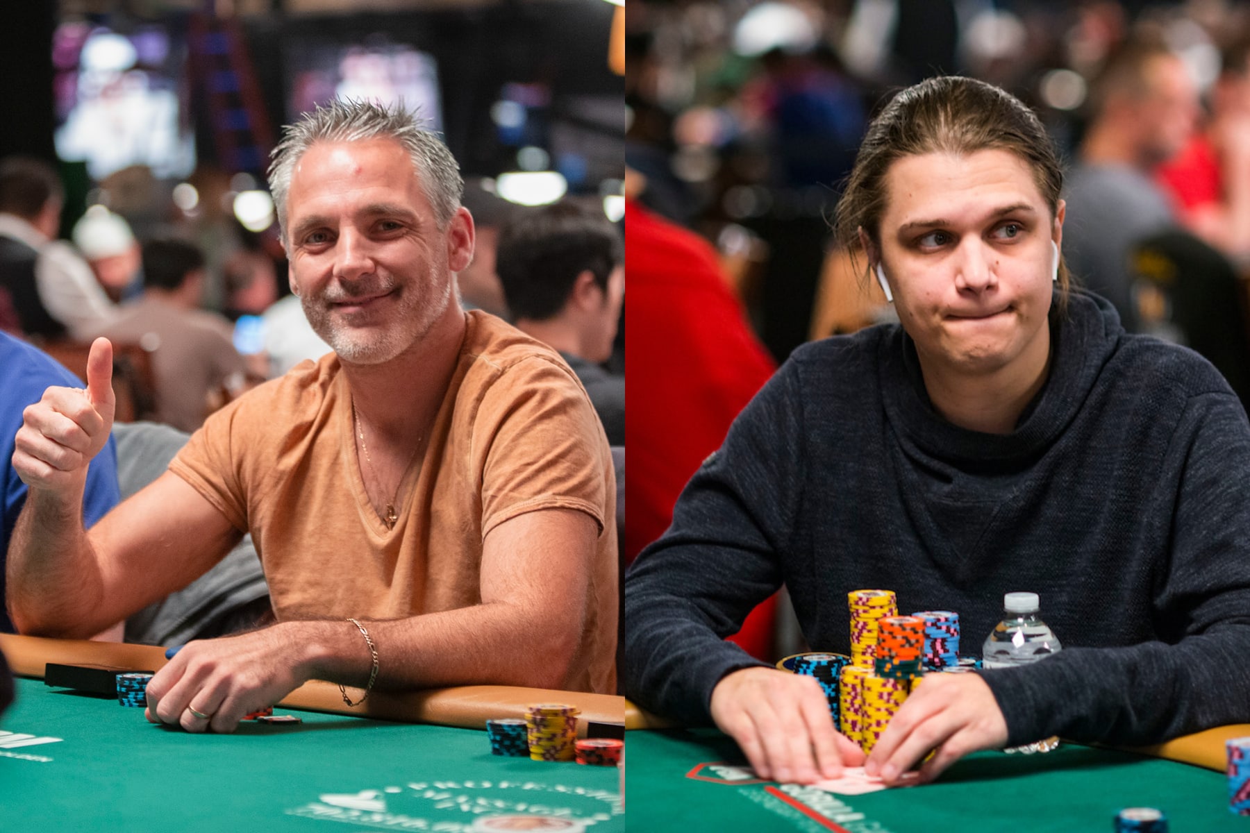 Salas y Asted jugaron un heads-up espectacular