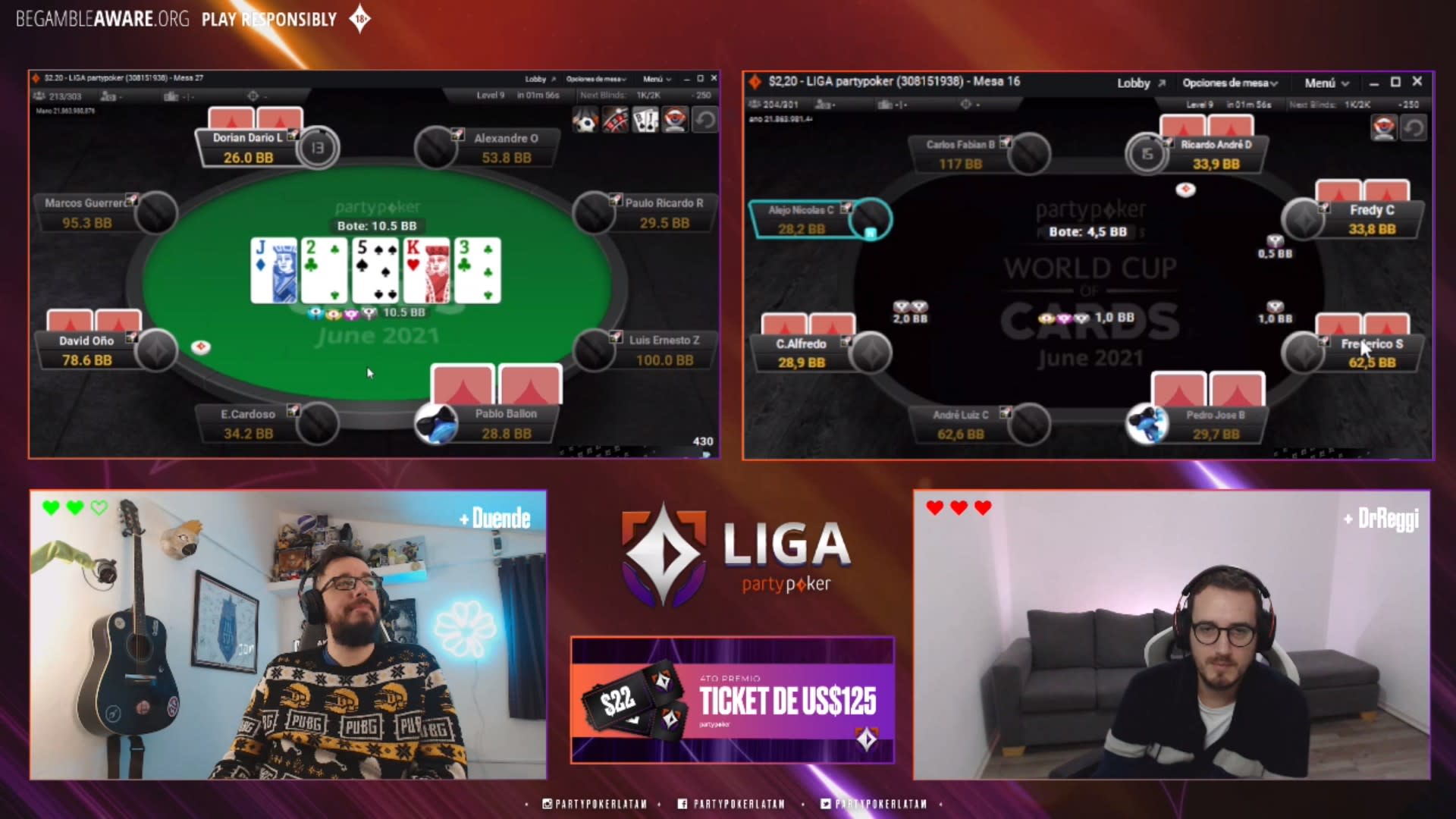 La Liga partypoker tiene nuevo campeón
