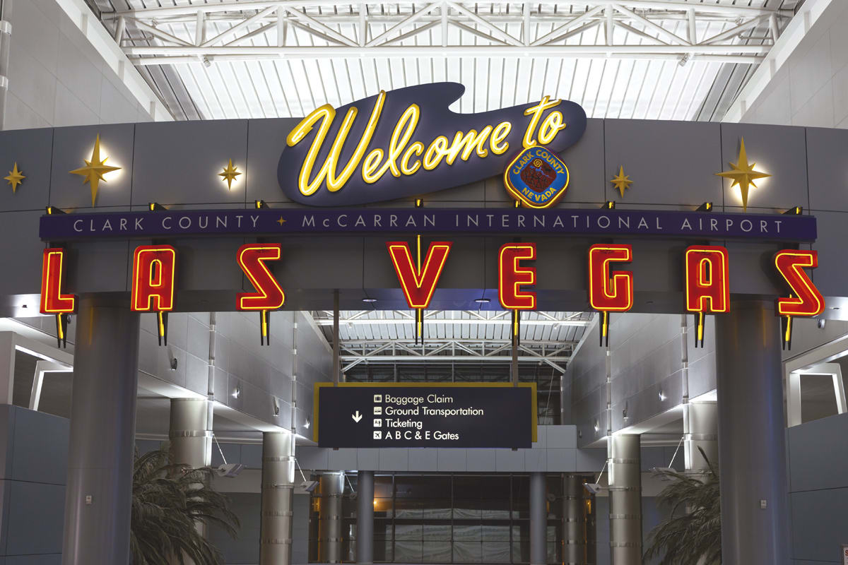 Se iba de Las Vegas pero ganó US$1 millón en el aeropuerto