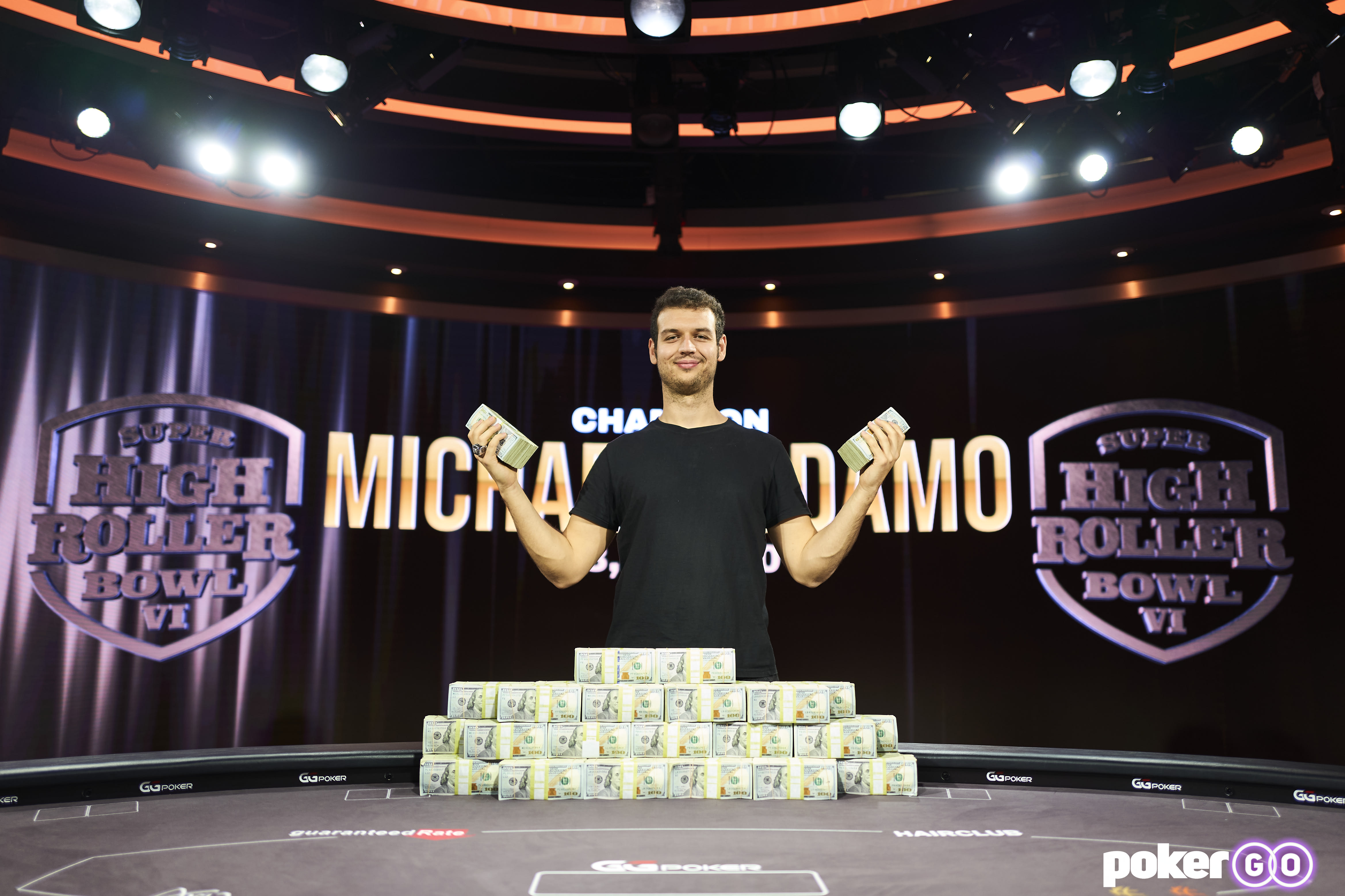 Addamo es el campeón del Super High Roller Bowl