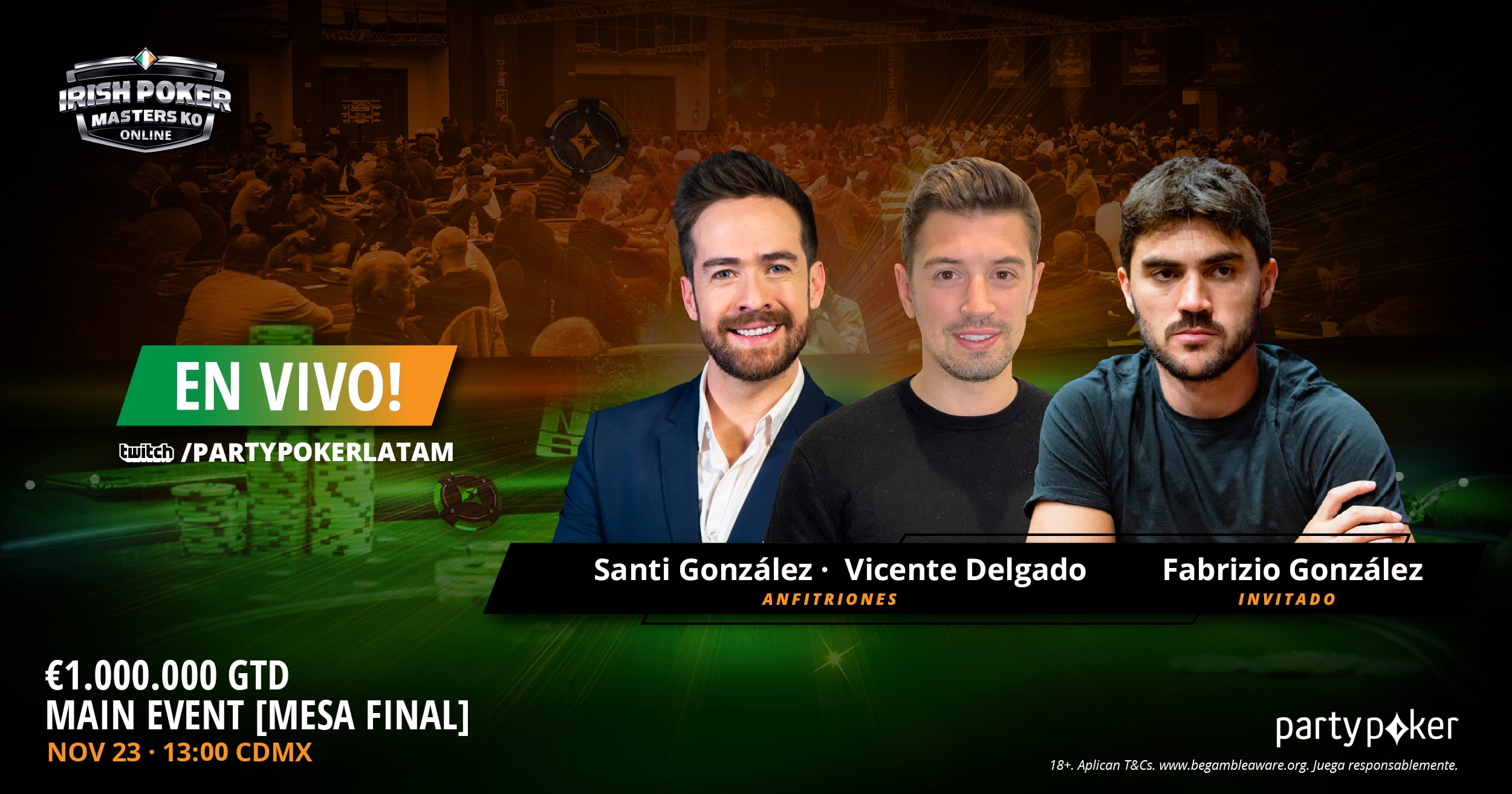 Poker en vivo: se prende Twitch con analistas estelares
