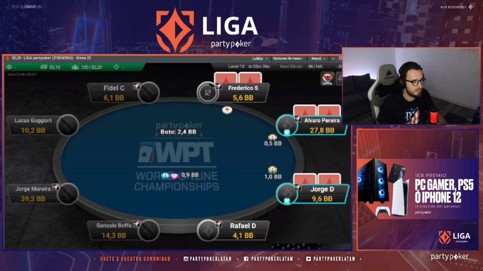 La Liga partypoker tiene nuevo campeón brasileño