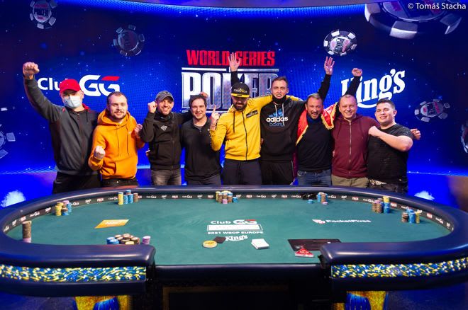 Estos son los finalistas del Main Event de la WSOPE 2021