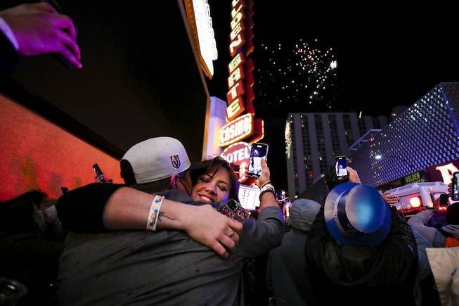 [FOTOS] Así comenzó el 2022 en Las Vegas