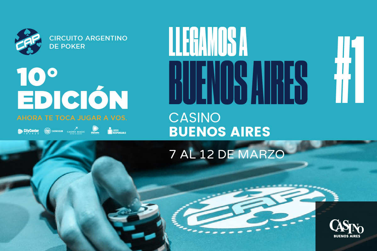 CAP Buenos Aires: la 10ª temporada se vive en CodigoPoker