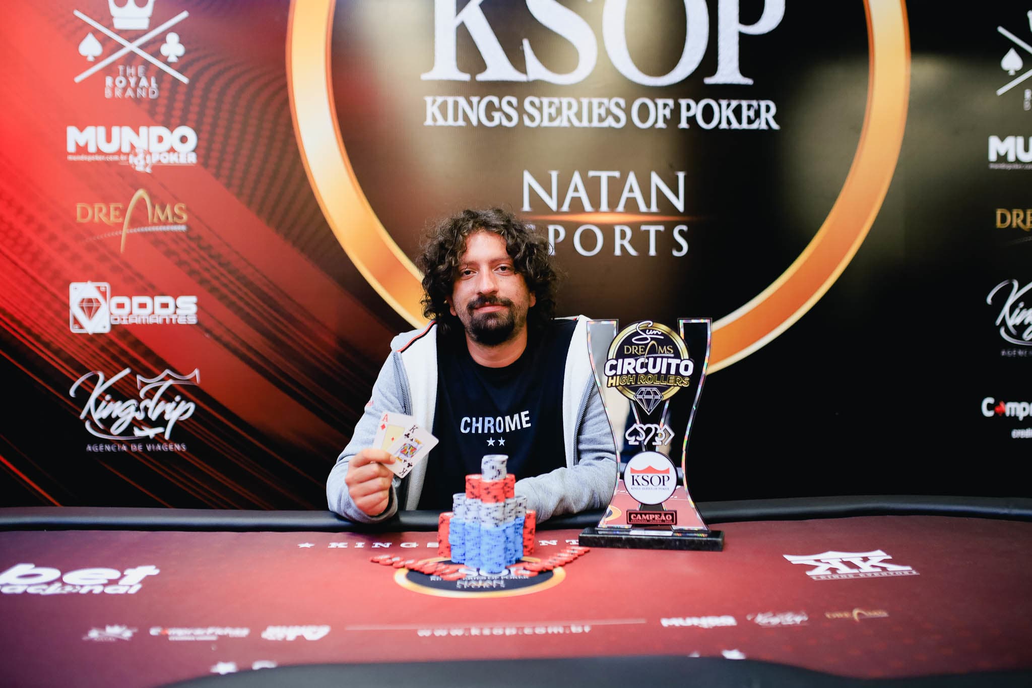 Velarde ganó un High Roller bien argentino en Brasil